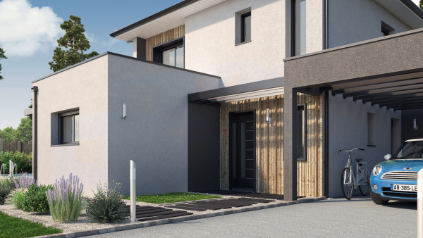 Maison neuve à Artigues-près-Bordeaux avec 4 chambres sur terrain de 739m2 - image 3