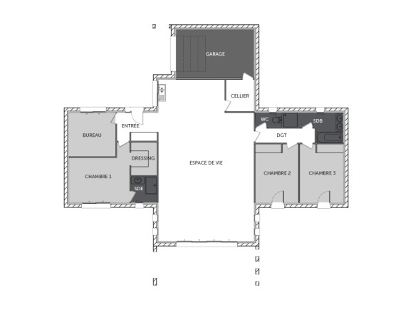 Plan (maison 308)